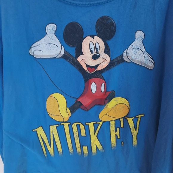 Disney Blue Mickey Mouse Tank Top Size 1XL - Picture 3 of 6